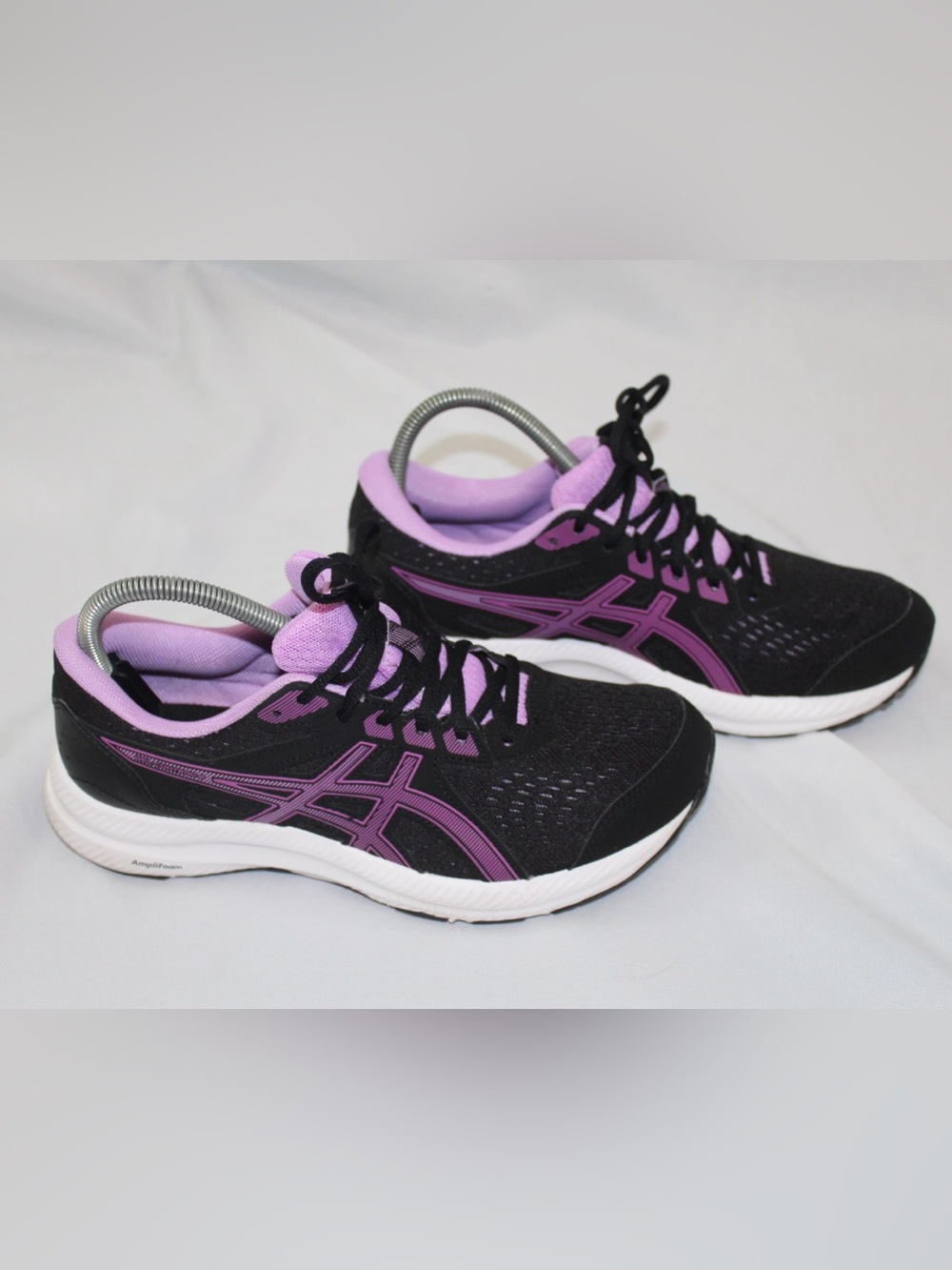 ASICS Gel-Contend 8 Women’s Running Shoes Black Purple US 8.5 EU 40 CM 25.5
